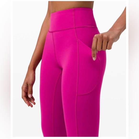 🆕NWT 🍋 Lululemon Invigorate High-Rise Tight 25" 🍋 {Size 6} Ripened Raspberry ⭐️ - Picture 6 of 16